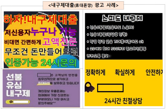 내구제대출. 금융감독원 제공